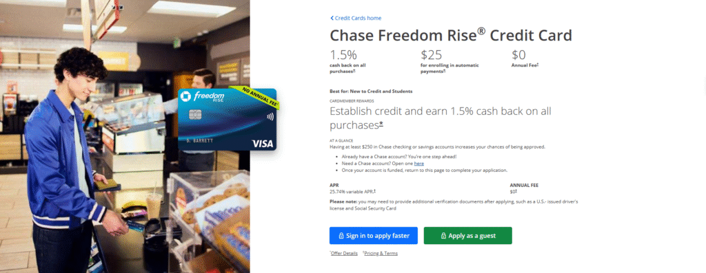 Credit cards for student